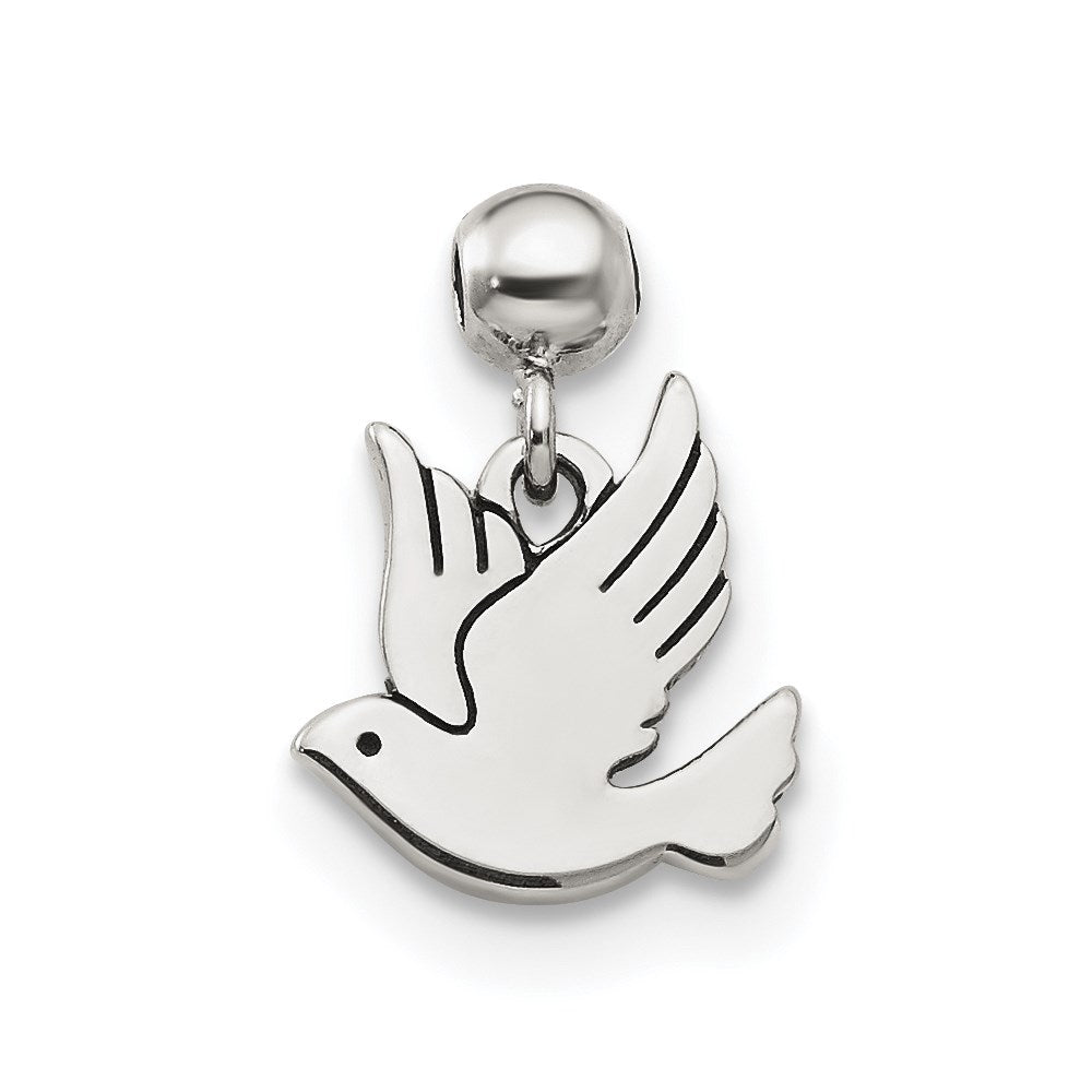 Mio Memento Sterling Silver Dangle Bird Charm