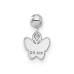 Mio Memento Sterling Silver Enamel Dangle Butterfly Charm