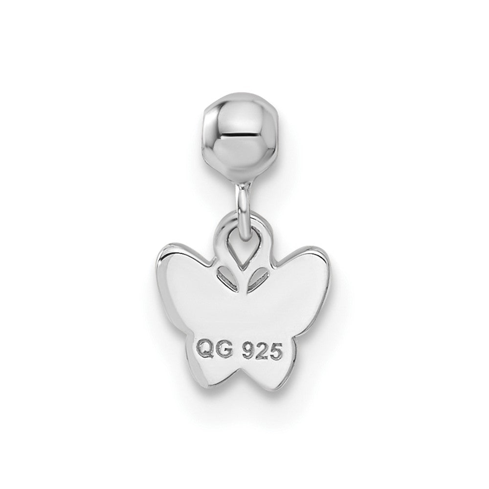 Mio Memento Sterling Silver Enamel Dangle Butterfly Charm