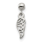 Mio Memento Sterling Silver Dangle Wing Charm