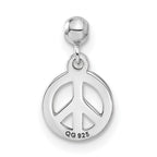 Mio Memento Sterling Silver Dangle Peace Charm