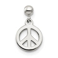 Mio Memento Sterling Silver Dangle Peace Charm