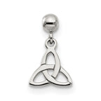 Mio Memento Sterling Silver Dangle Trinity Knot Charm