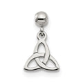 Mio Memento Sterling Silver Dangle Trinity Knot Charm
