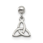 Mio Memento Sterling Silver Dangle Trinity Knot Charm