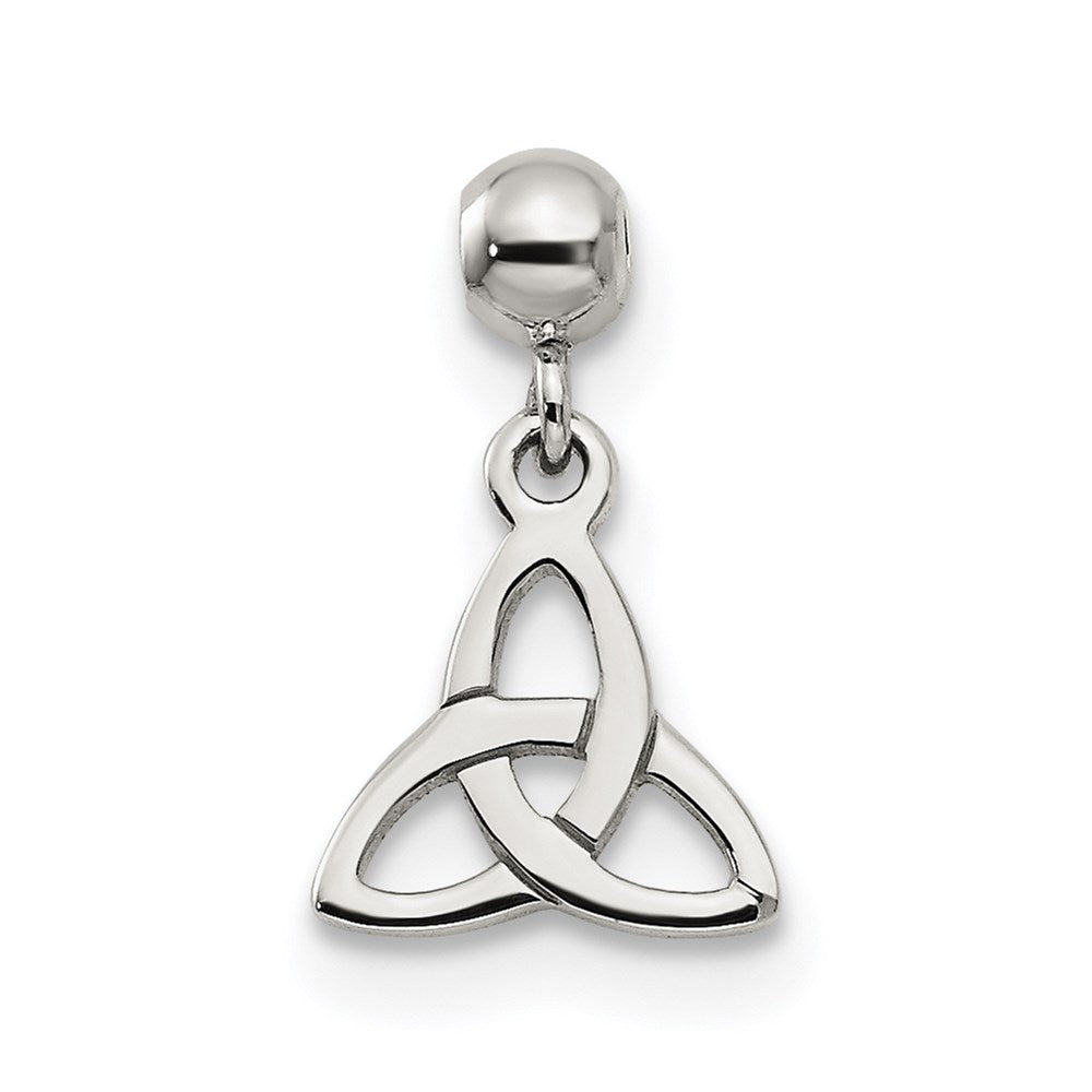 Mio Memento Sterling Silver Dangle Trinity Knot Charm