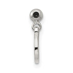 Mio Memento Sterling Silver CZ Dangle Peace Charm