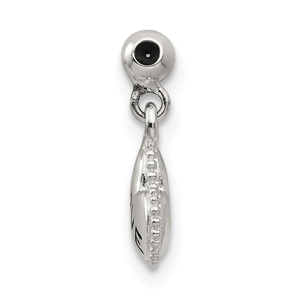 Mio Memento Sterling Silver Enamel Dangle Love Heart Charm