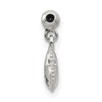 Mio Memento Sterling Silver Enamel Dangle Love Heart Charm