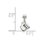 Mio Memento Sterling Silver Enamel Dangle Cup Charm