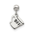 Mio Memento Sterling Silver Enamel Dangle Cup Charm