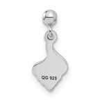 Mio Memento Sterling Silver Dangle Shell Charm