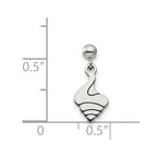 Mio Memento Sterling Silver Dangle Shell Charm