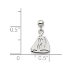 Mio Memento Sterling Silver Dangle Boat Charm