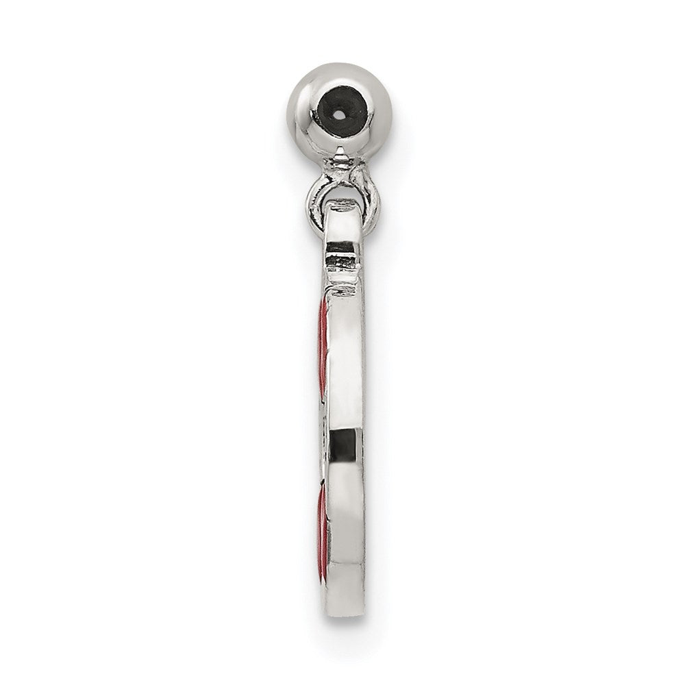 Mio Memento Sterling Silver Enamel Dangle Life Preserver Charm