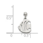 Mio Memento Sterling Silver Dangle Fish Charm