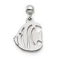 Mio Memento Sterling Silver Dangle Fish Charm