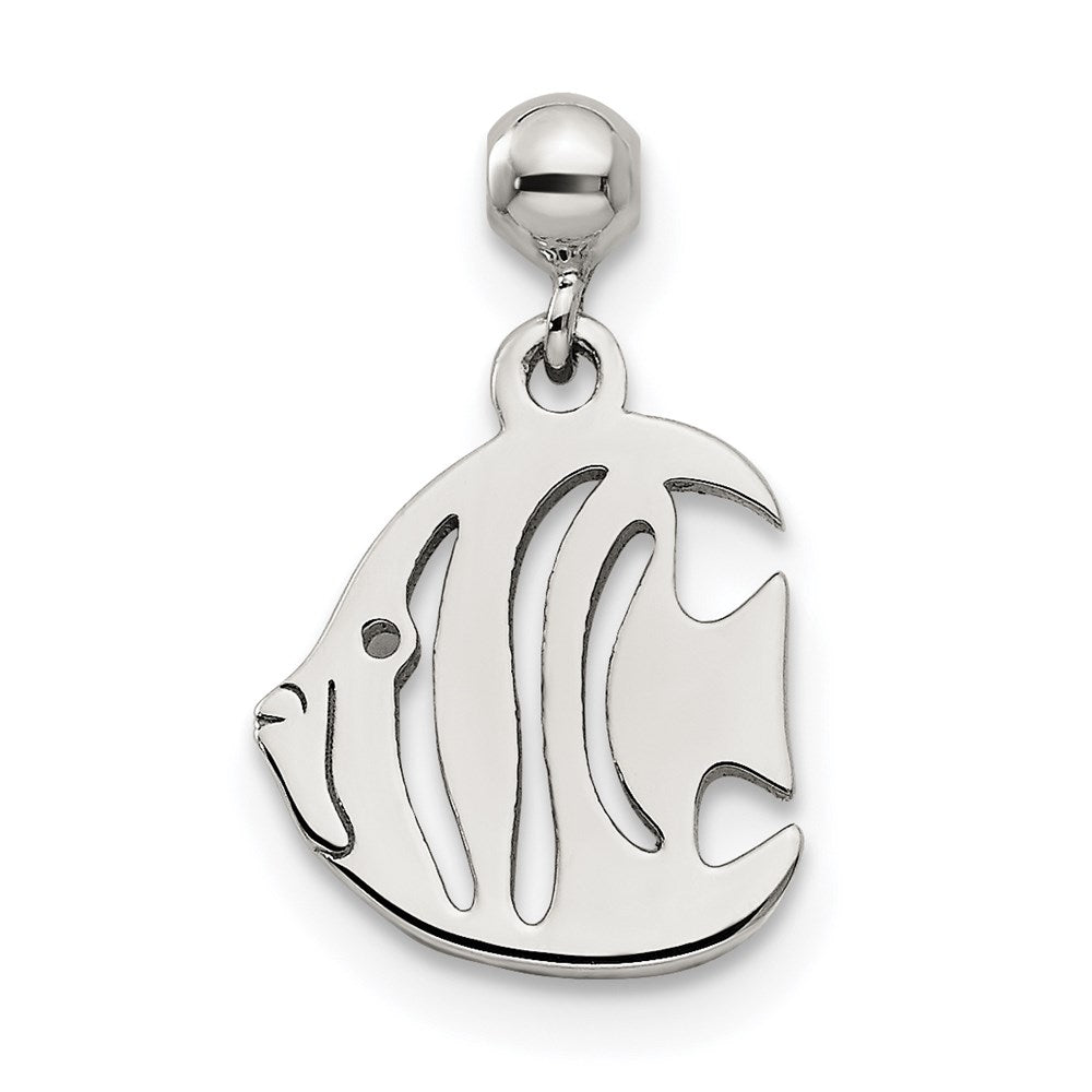 Mio Memento Sterling Silver Dangle Fish Charm