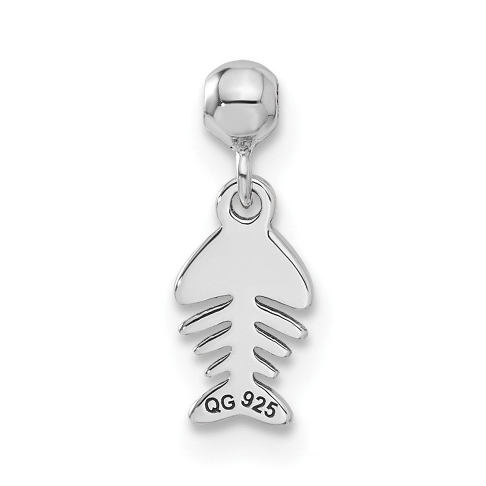 Mio Memento Sterling Silver Dangle Fish Charm