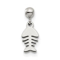 Mio Memento Sterling Silver Dangle Fish Charm