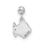 Mio Memento Sterling Silver Enamel Dangle Fish Charm