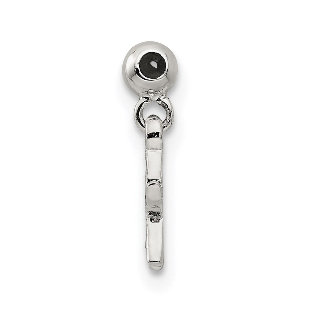 Mio Memento Sterling Silver Orange CZ Dangle Starfish Charm