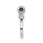 Mio Memento Sterling Silver Enamel CZ Dangle Compass Charm