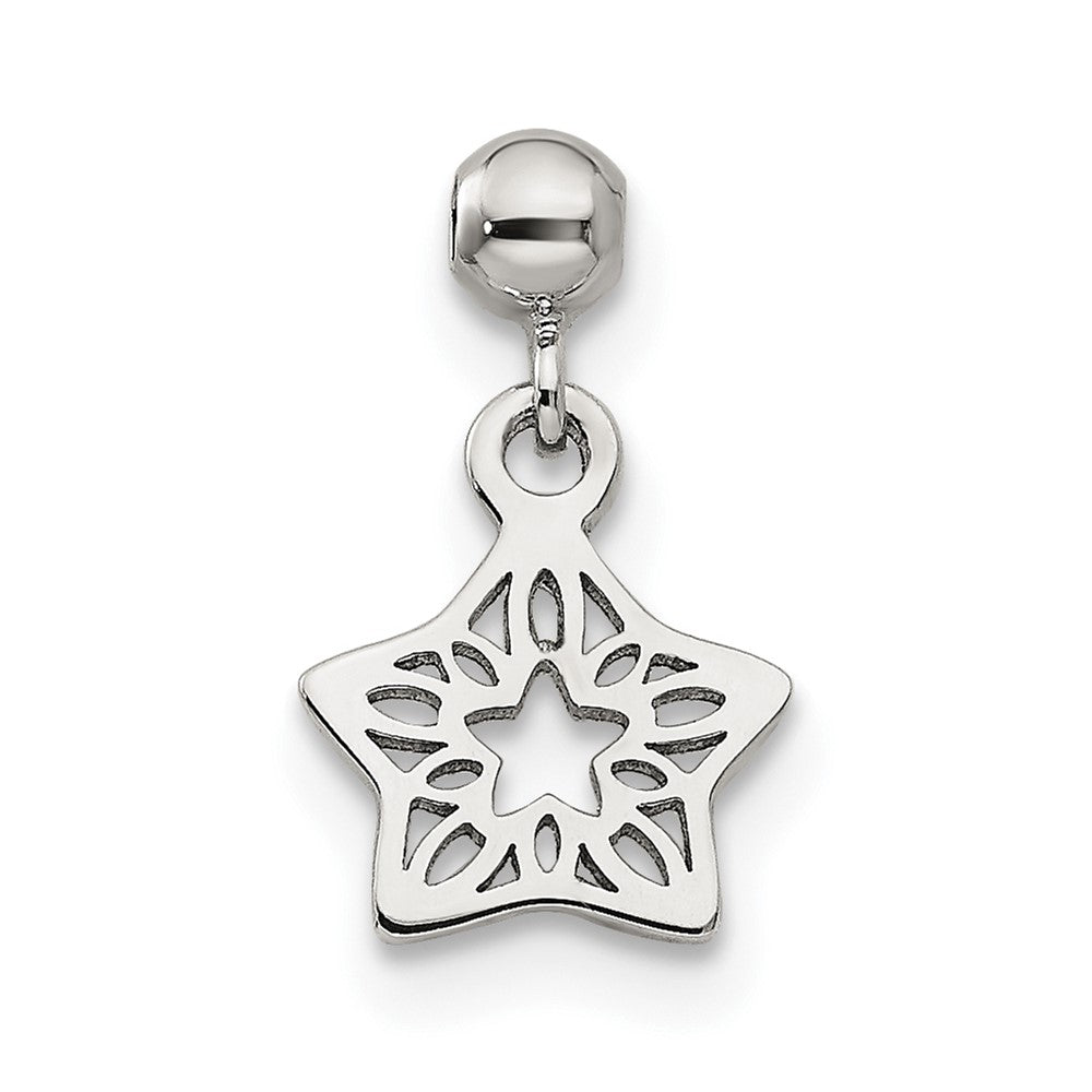 Mio Memento Sterling Silver Dangle Star Charm