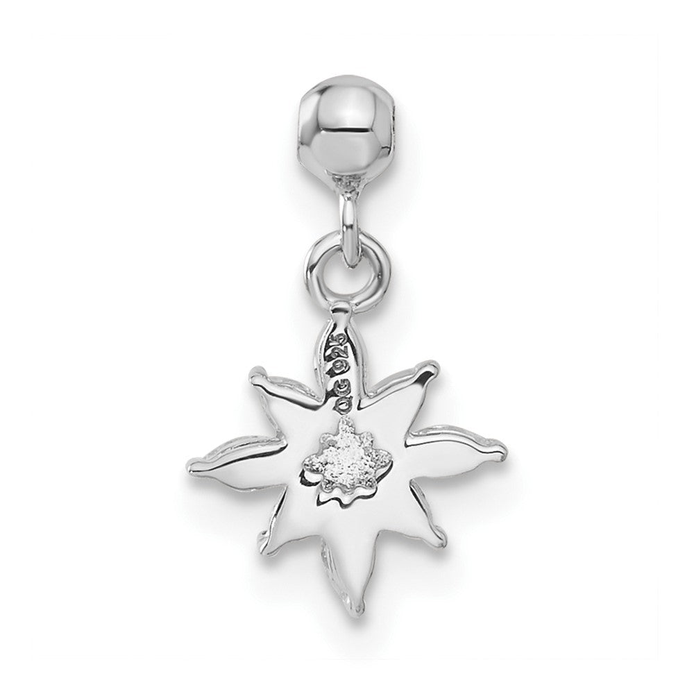 Mio Memento Sterling Silver CZ Dangle Star Charm
