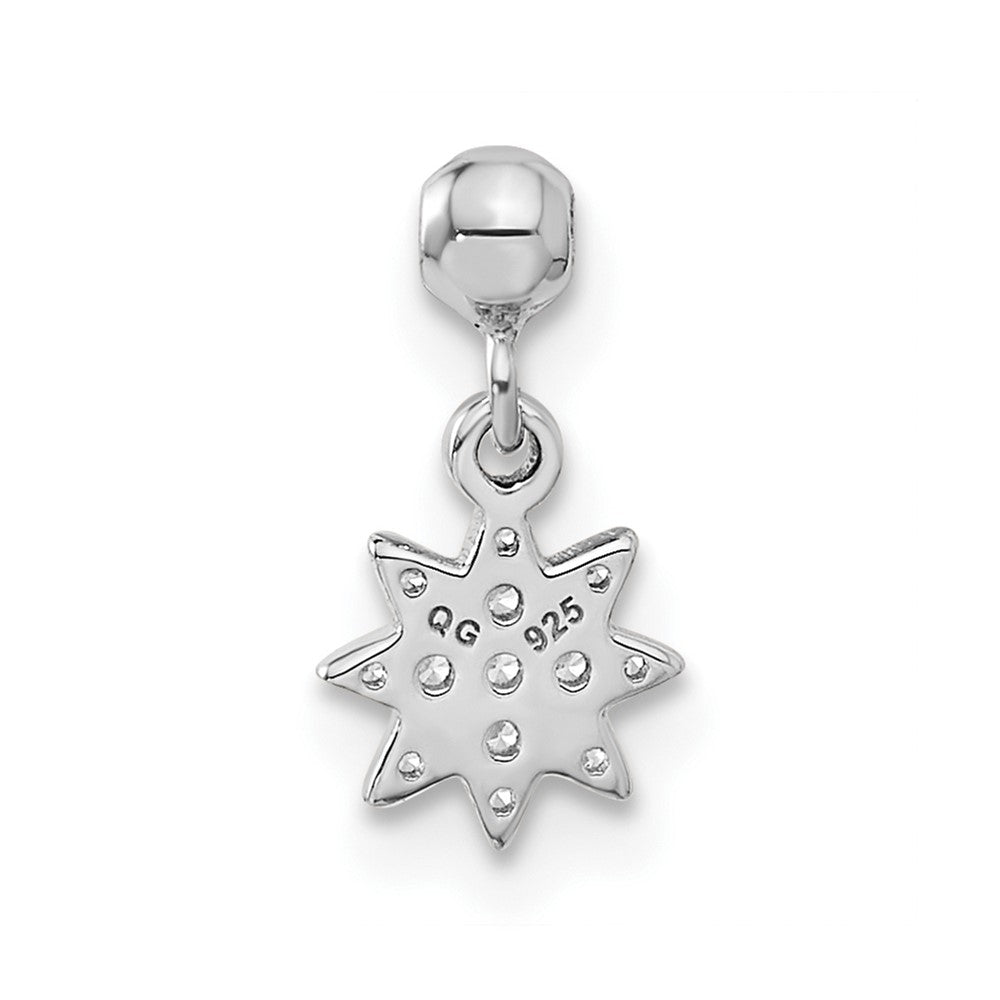 Mio Memento Sterling Silver CZ Dangle Star Charm