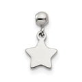 Mio Memento Sterling Silver Dangle Star Charm