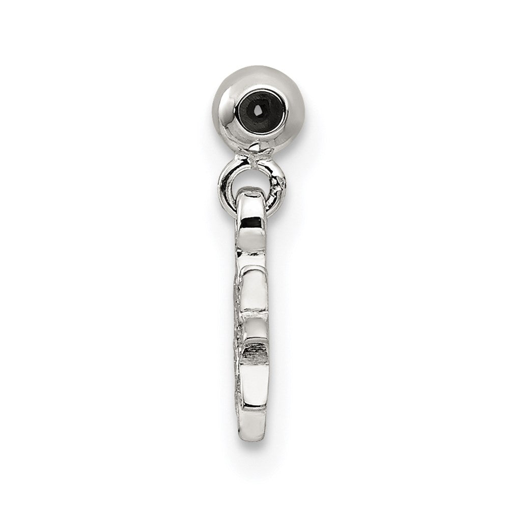 Mio Memento Sterling Silver CZ Dangle Star Charm