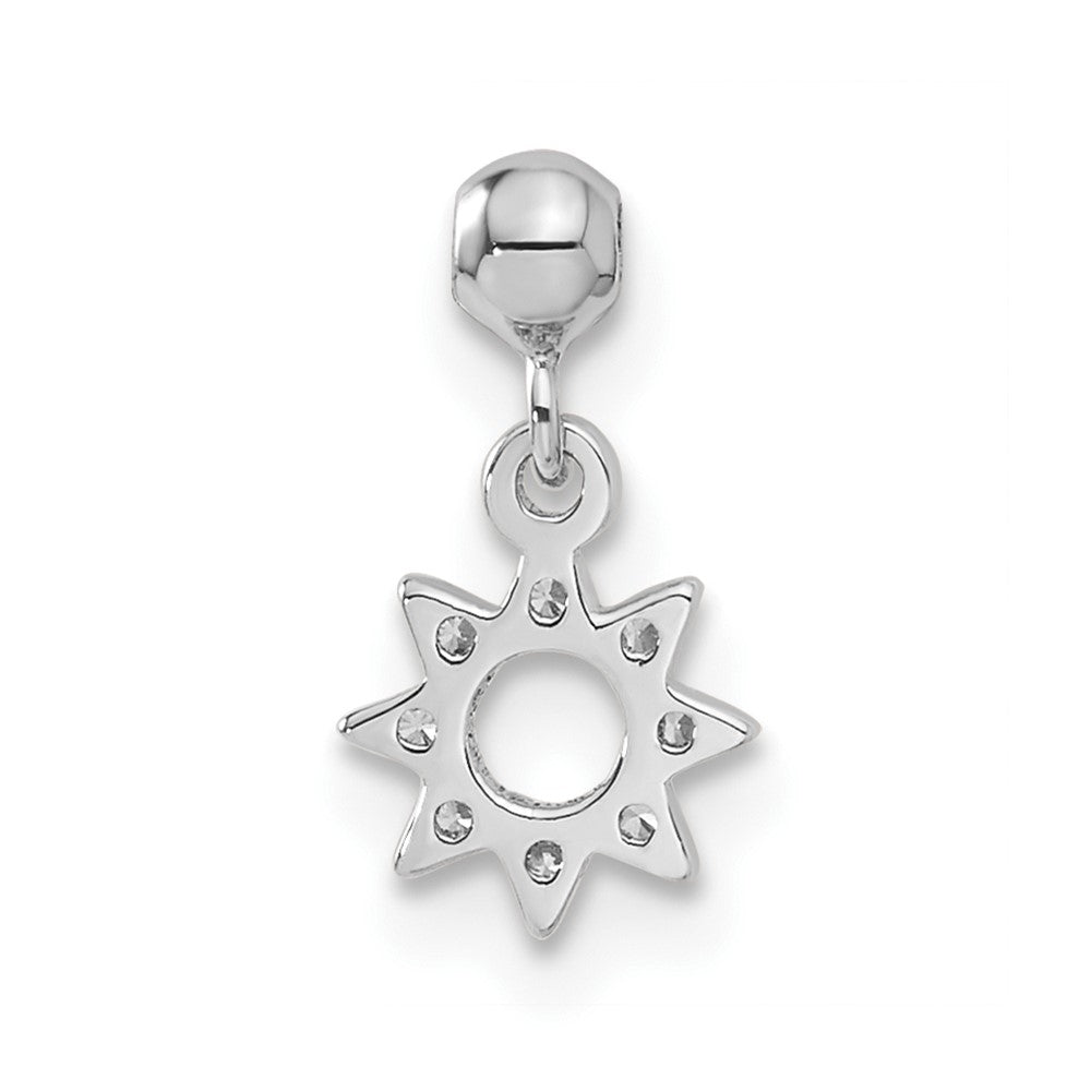 Mio Memento Sterling Silver CZ Dangle Star Charm