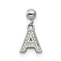 Mio Memento Sterling Silver Letter A Dangle Initial Charm