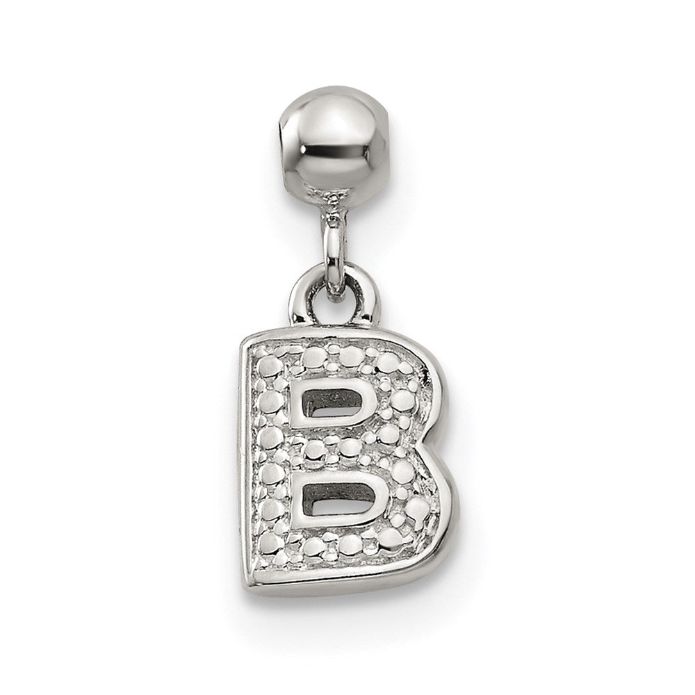 Mio Memento Sterling Silver Letter B Dangle Initial Charm