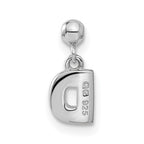 Mio Memento Sterling Silver Letter D Dangle Initial Charm
