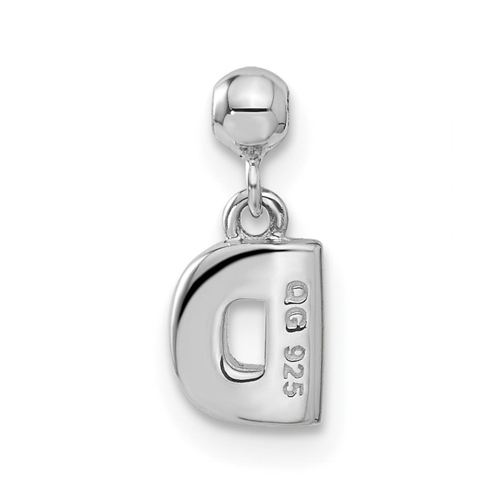 Mio Memento Sterling Silver Letter D Dangle Initial Charm