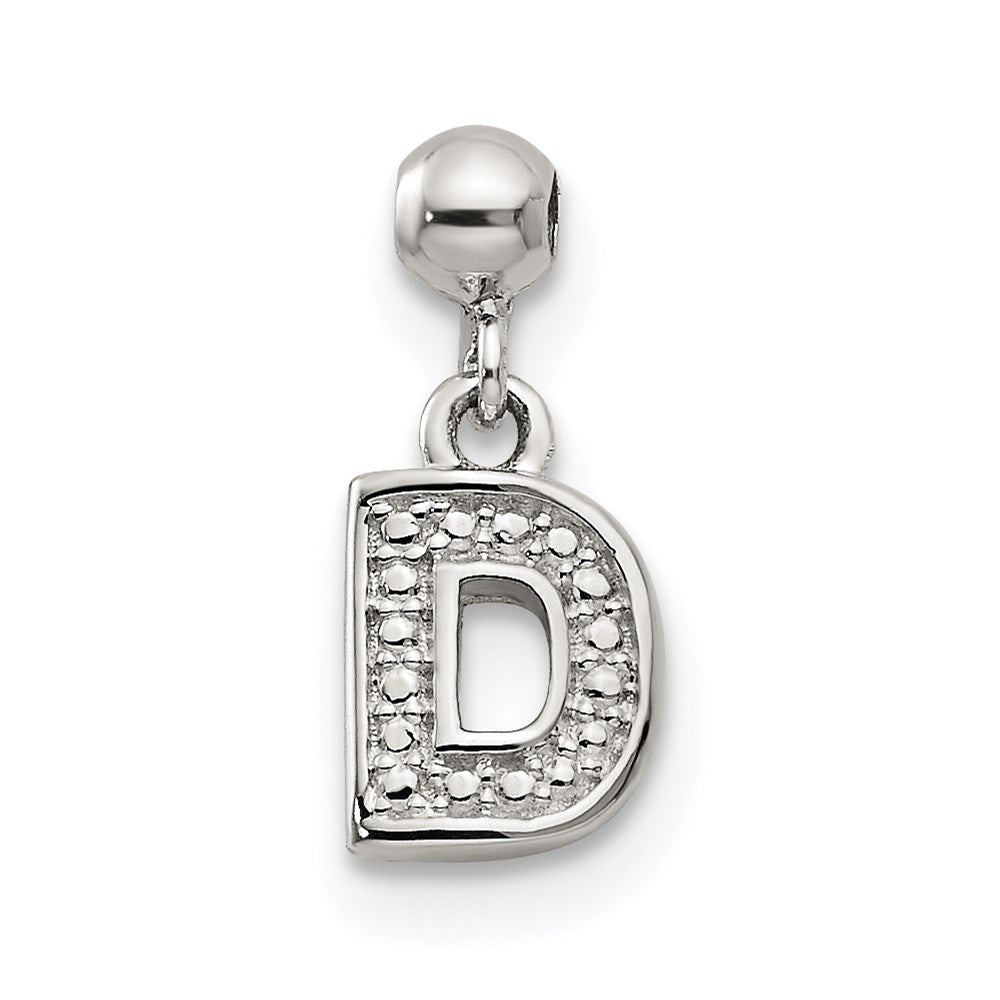 Mio Memento Sterling Silver Letter D Dangle Initial Charm