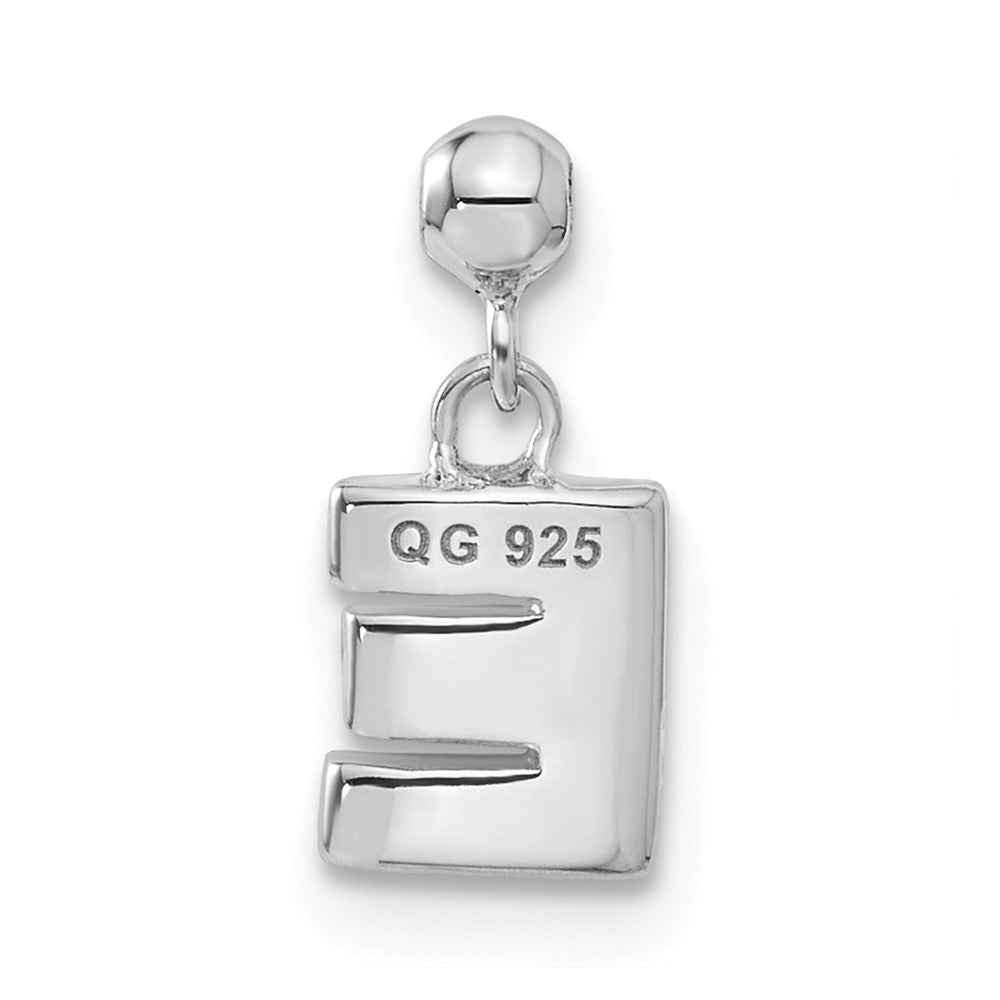 Mio Memento Sterling Silver Letter E Dangle Initial Charm