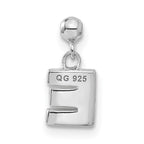 Mio Memento Sterling Silver Letter E Dangle Initial Charm