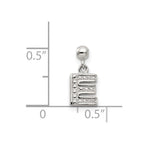 Mio Memento Sterling Silver Letter E Dangle Initial Charm