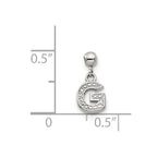 Mio Memento Sterling Silver Letter G Dangle Initial Charm