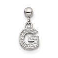 Mio Memento Sterling Silver Letter G Dangle Initial Charm