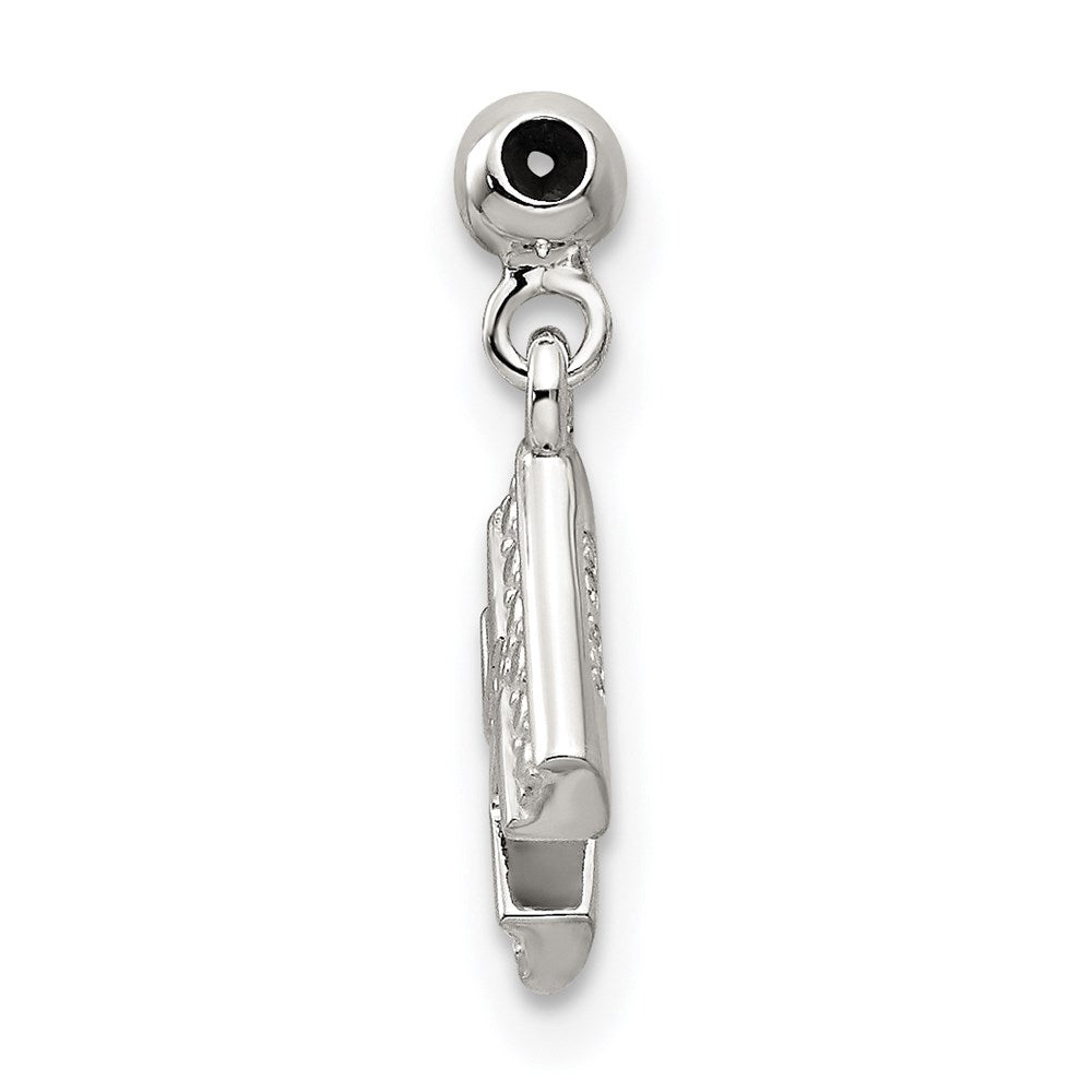 Mio Memento Sterling Silver Letter H Dangle Initial Charm