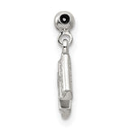 Mio Memento Sterling Silver Letter H Dangle Initial Charm