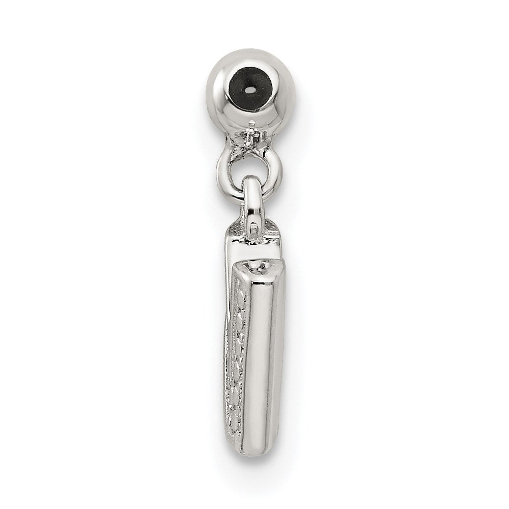 Mio Memento Sterling Silver Letter N Dangle Initial Charm