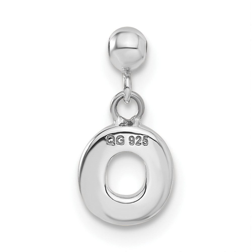 Mio Memento Sterling Silver Letter O Dangle Initial Charm