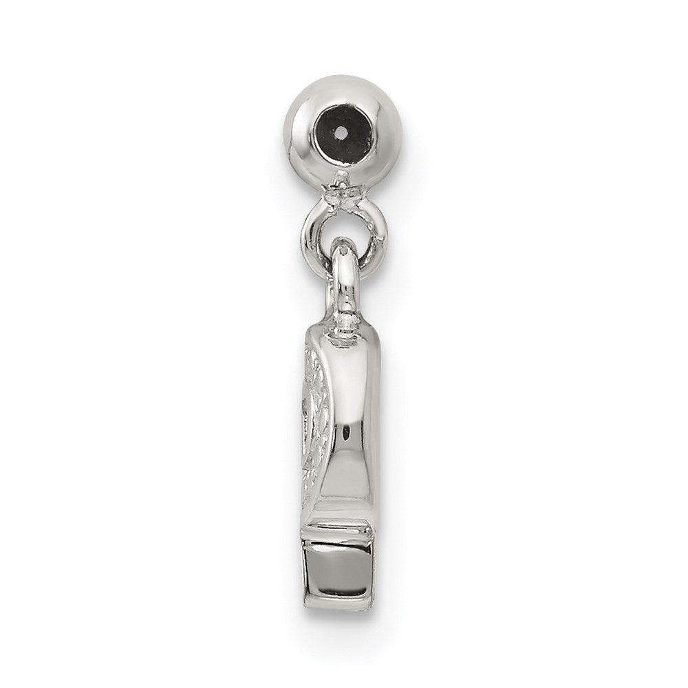 Mio Memento Sterling Silver Letter P Dangle Initial Charm