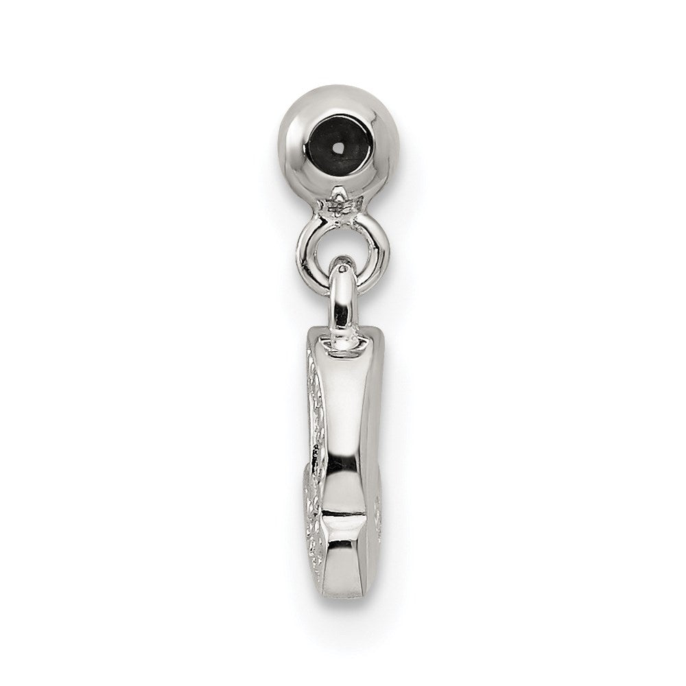 Mio Memento Sterling Silver Letter Q Dangle Initial Charm
