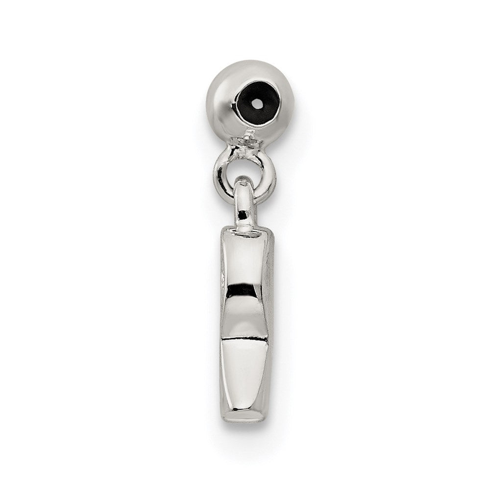 Mio Memento Sterling Silver Letter R Dangle Initial Charm